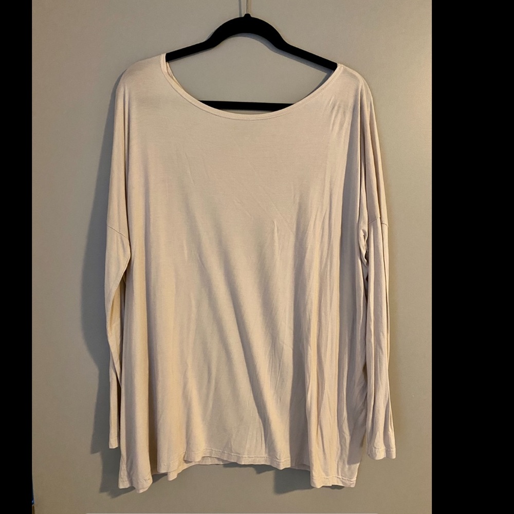 PIKO Bamboo Beige Long Sleeve Top (L)